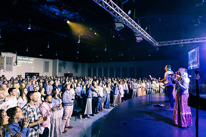 Congregation on a Sunday